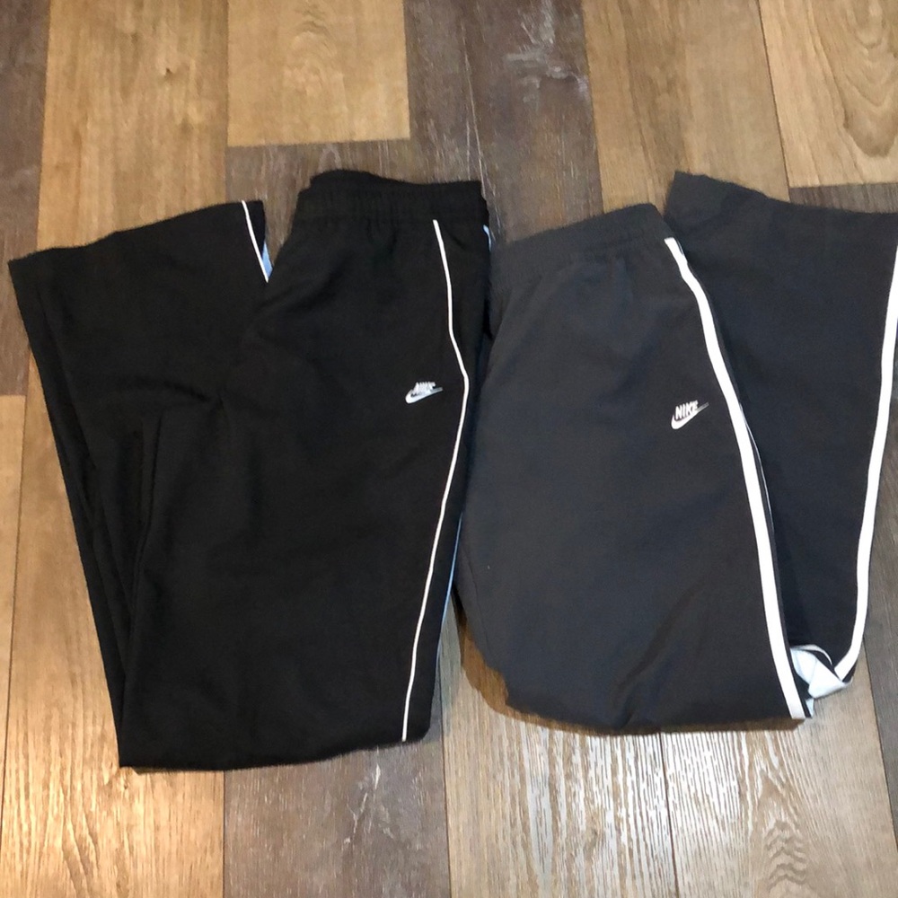Nike Jogging Pants Womens Size Small Black/Blue & Gray / White  Gray Tag EUC